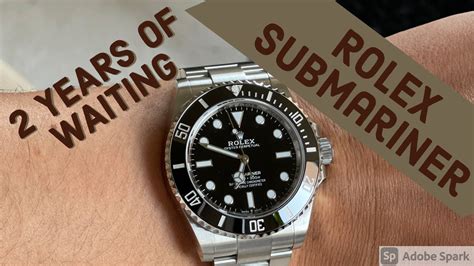 wait time for rolex submariner|rolex wait times 2024.